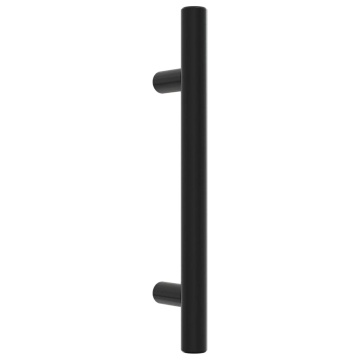 Mânere de dulap, 20 buc., negru, 96 mm, oțel inoxidabil - Img 3