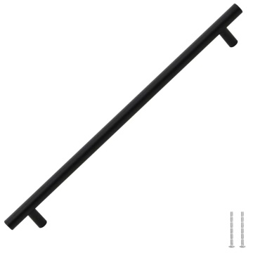 Mânere de dulap, 5 buc., negru, 320 mm, oțel inoxidabil - Img 3