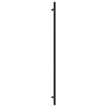 Mânere de dulap, 5 buc., negru, 480 mm, oțel inoxidabil - Img 3
