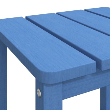 Masă Adirondack de grădină ,albastru aqua, 38x38x46 cm, HDPE - Img 5