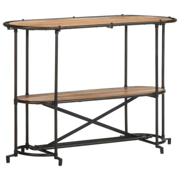 Masă consolă, 110x42x76 cm, lemn masiv de acacia - Img 2