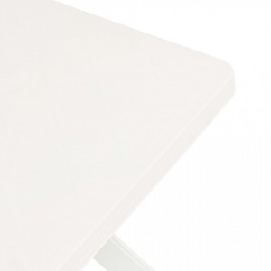 Masă de bistro, alb, 70 x 70 x 72 cm, plastic - Img 4