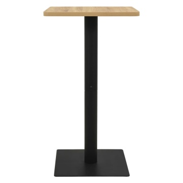 Masă de bistro, culoarea stejarului, 50 x 50 x 107 cm - Img 2