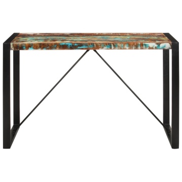 Masă de bucătărie, 120x55x76 cm, lemn masiv reciclat - Img 2