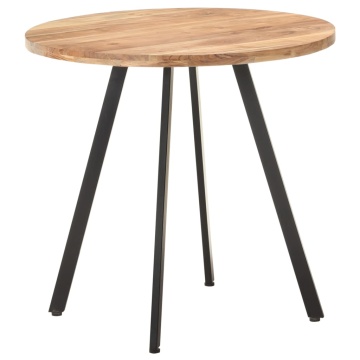 Masă de bucătărie, 80 cm, lemn masiv de acacia - Img 6
