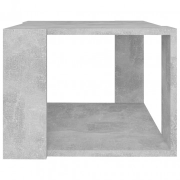 Masă de cafea, gri beton, 40x40x30 cm, lemn compozit - Img 4