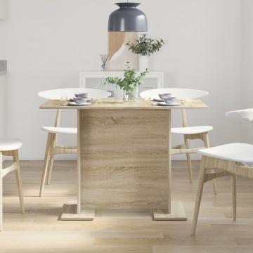Masă de dining Sonoma Oak 110x60x75 cm din lemn prelucrat - Img 4
