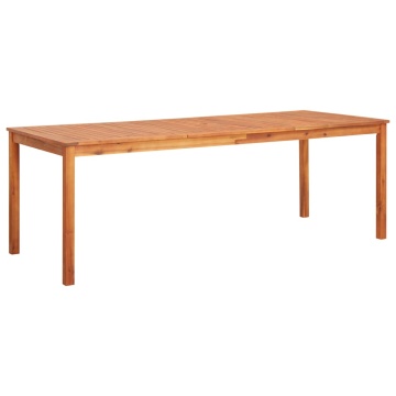 Masă de grădină, 215 x 90 x 74 cm, lemn masiv de acacia - Img 1