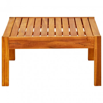 Masă de grădină, 85x57x29 cm, lemn masiv de acacia - Img 3