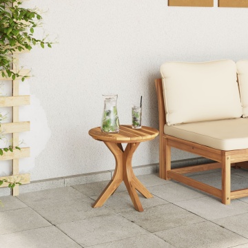 Masă de grădină Ø40x41 cm Lemn Solid de Tec - Img 4