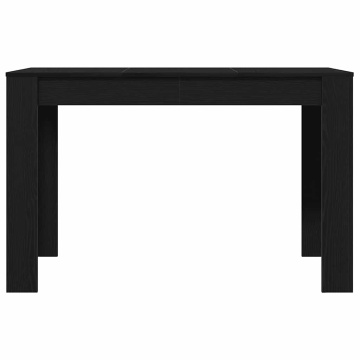 Masa de sufragerie din stejar negru 120x60x76 cm lemn prelucrat - Img 8