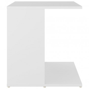 Masă laterală, alb, 45x45x48 cm, PAL - Img 7