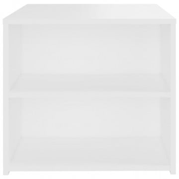 Masă laterală, alb, 50x50x45 cm, PAL - Img 6