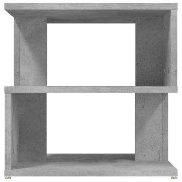Masă laterală, gri beton, 40x40x40 cm, PAL - Img 4