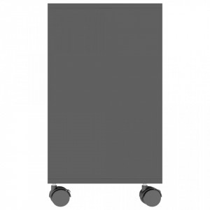 Masă laterală, negru extralucios, 70 x 35 x 55 cm, PAL - Img 6