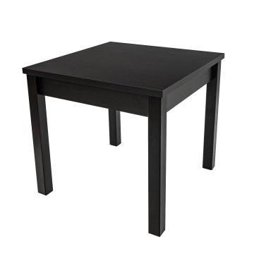 Masa living max9 w, wenge, fixa 80x80x78 cm, lemn masiv de fag/pal - Img 4