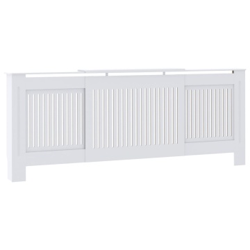 Mască pentru calorifer, alb, 205 cm, MDF - Img 2