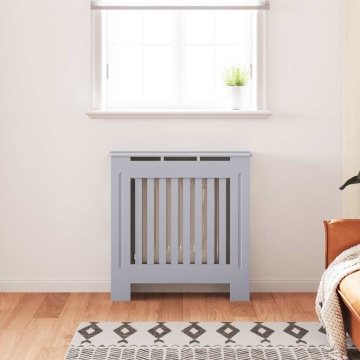 Mască pentru calorifer, gri, 78 cm, MDF - Img 3