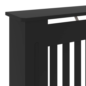 Mască pentru calorifer, negru, 78 cm, MDF - Img 5
