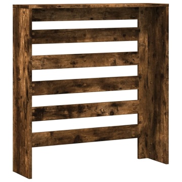 Mască pentru calorifer stejar fumuriu 78x20x82cm lemn prelucrat - Img 8
