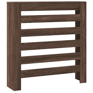 Mască pentru calorifer stejar maro 78x20x82 cm lemn prelucrat - Img 2