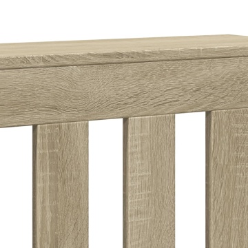Mască pentru calorifer stejar sonoma 78x20x82 cm lemn prelucrat - Img 5