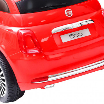 Mașină electrică pentru copii Fiat 500, roșu - Img 6