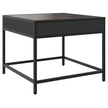 Măsuță de cafea cu LED infinity, negru, 50x50x41 cm - Img 7
