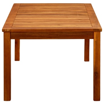 Măsuță de cafea de grădină 110x60x45 cm lemn masiv acacia - Img 3