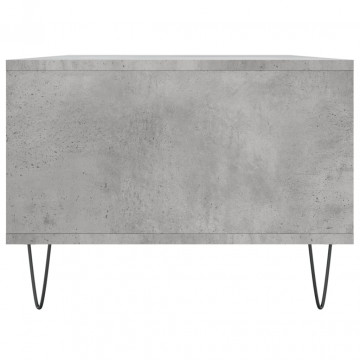 Măsuță de cafea, gri beton, 90x50x36,5 cm, lemn compozit - Img 6
