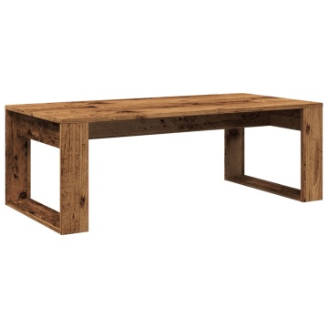 Măsuță de cafea, lemn vechi, 102x50x35 cm, lemn prelucrat - Img 2