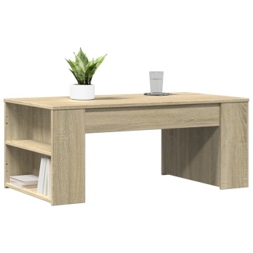 Măsuță de cafea, stejar sonoma, 102x55x42 cm, lemn prelucrat - Img 3