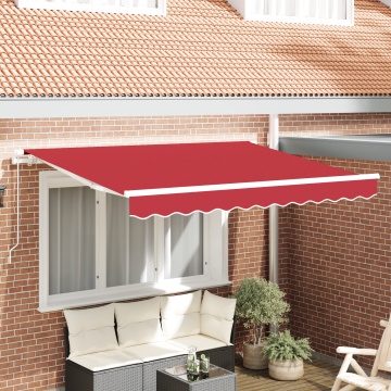 Material de înlocuire pentru marciza pentru cadru de 300 x 250 cm roșu - Img 1