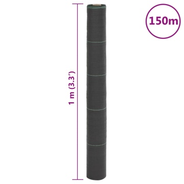 Membrană antiburuieni, negru, 1x150 m, PP - Img 7