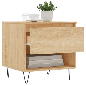 Mese de cafea 2 buc. stejar sonoma 50x46x50 cm lemn compozit - Img 4