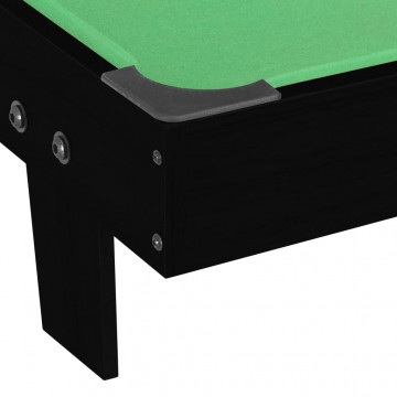 Mini masă de biliard, 3 picioare, negru & verde 92 x 52 x 19 cm - Img 8