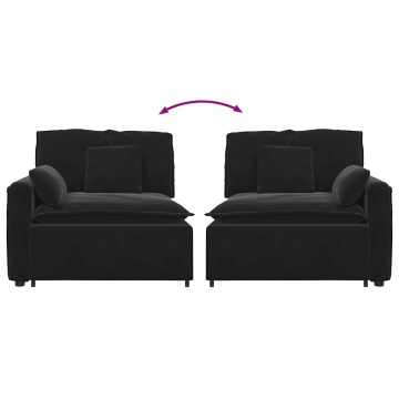Modul modular de capăt pentru cotieră canapea cu perne 100 cm - Img 5