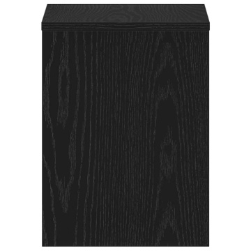 Noptiera stejar negru 40x30x40 cm lemn prelucrat - Img 5