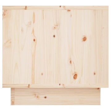 Noptiere, 2 buc., 35x34x32 cm, lemn masiv de pin - Img 5