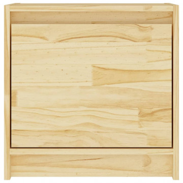 Noptiere, 2 buc., 40x30,5x40 cm, lemn masiv de pin - Img 8