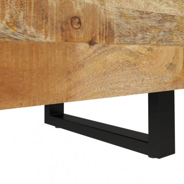Noptiere, 2 buc., 40x33x46 cm, lemn masiv de acacia - Img 5
