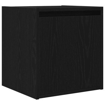 Noptiere montate pe perete 2 buc Negru 38x34x40 cm - Img 8