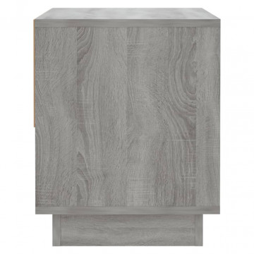 Noptiere, stejar gri sonoma, 2 buc., 45x34x44 cm, PAL - Img 7