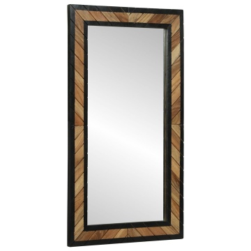 Oglindă 90x2x50 cm Lemn solid de acacia - Img 1