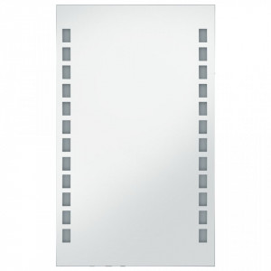 Oglindă cu LED de perete de baie, 60 x 100 cm - Img 2