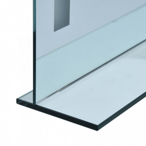 Oglindă cu LED de perete pentru baie cu raft, 60 x 100 cm - Img 8