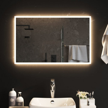 Oglindă de baie cu LED, 50x80 cm - Img 1