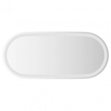 Oglindă de baie cu LED, 80x35 cm, ovală - Img 2