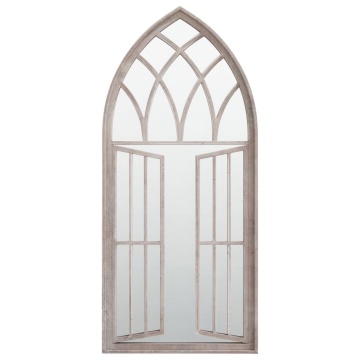 Oglindă de grădină, nisipiu, 100x45 cm, fier, uz exterior - Img 2