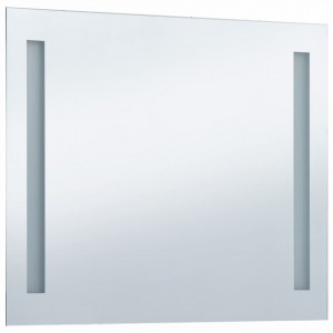 Oglindă de perete de baie cu LED, 100 x 60 cm - Img 3
